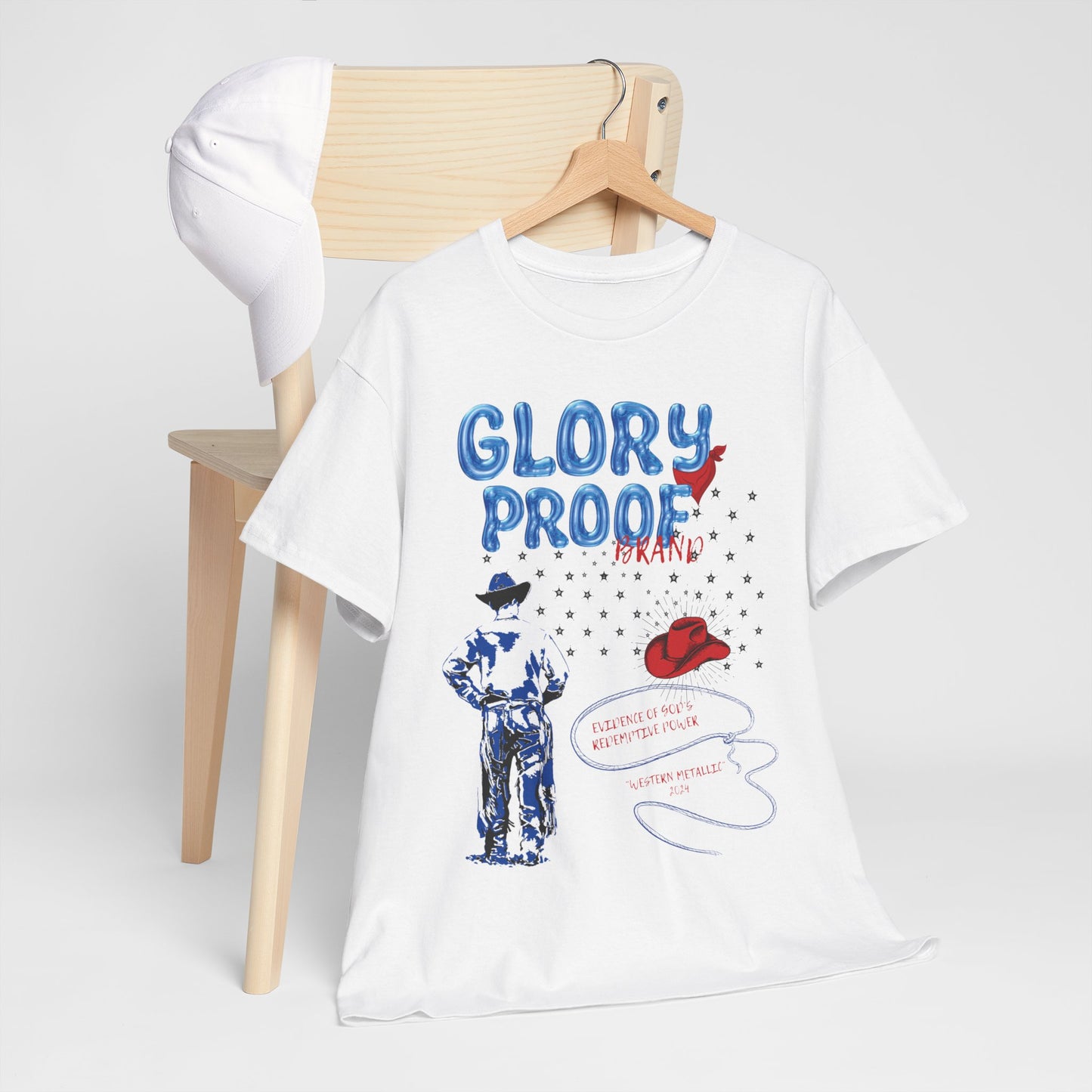 "The Blue Lasso" Glory Proof Graphic shirt