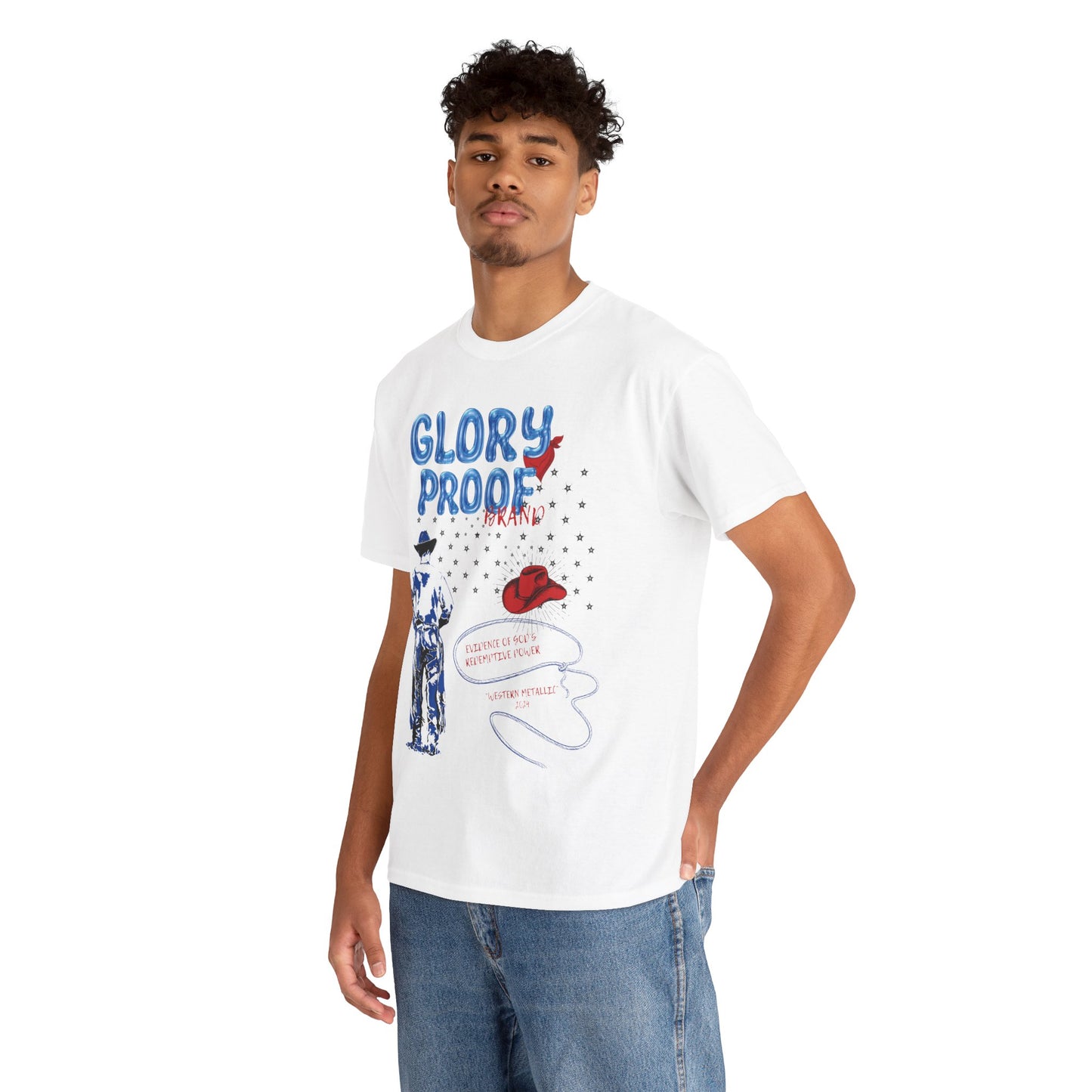 "The Blue Lasso" Glory Proof Graphic shirt