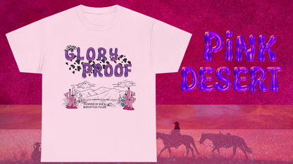 "Pink Desert" Glory Proof Brand Graphic Shirt